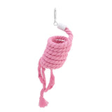 1PC Bird Toy Spiral Cotton Rope Chewing Bar Parrot for climbing and swinging