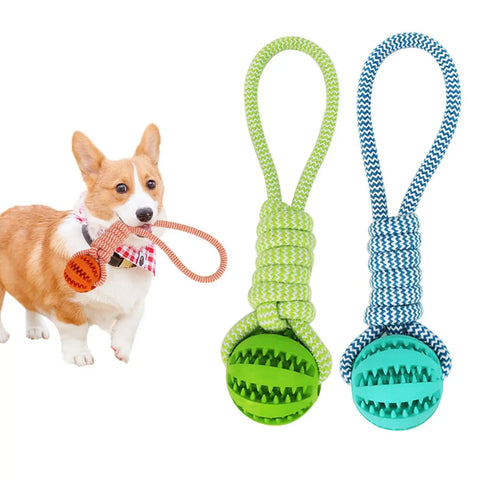 Dog Chew Toy – Rubber Treat Dispensing Training Ball