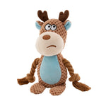 Small Stuffed Dog Chew Toy – Durable Plush, Bite-Resistant with Squeaker & Rattle for Puppies
