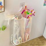 Wall-Mounted Pet Toy Storage Bag – Space-Saving Mesh Organizer for Cat & Puppy Toys