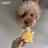 Cute Turtle Dog Toy – Squeaky Plush Puppy