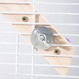 Natural Wooden Bird Perch Ladder Steps for Grinding Claws