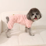 Winter Fleece Warm Dog Jumpsuit Winter