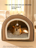 Winter Dog House Bed – Removable Washable Warm Nest for Large Dogs