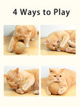 Interactive Sisal Cat Scratching Ball – 10CM Sounding Toy for Kittens | Teeth Cleaning, Anti-Bite & Fun Play