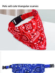 Adjustable Pet Bandana Collar for Dogs & Cats