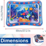 Inflatable Ocean Water Play Mat – Sensory Toy for Cats & Dogs
