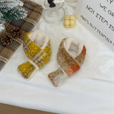 Fancy Winter Pet Dog Scarf with Lattice