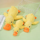 Plush Duck Dog Toy – Bite-Resistant, Sound & Teeth-Grinding Comfort Toy for Small & Large Dogs