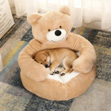 Bear Hug Dog Bed – Super Soft, Cozy, Removable & Washable Pet Sleeping Mat for All Seasons