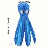 Dog Chew Toys Octopus Non-stuffed Plush Toy for Teething