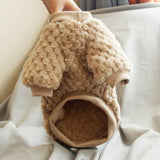 Fleece Pet Hoodie – Warm Chihuahua Print Sweater for Small & Medium Dogs