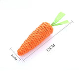 Cat toy - carrot teething and cat teasing sticks, bite-resistant and scratch-resistant for teething and clawing