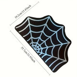 Extra Large Spider Web Pet Feeding Mat – Non-Slip Easy Clean Bowl Protector