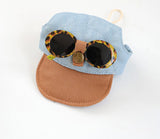 Pet Sun Hat & Sunglasses Set – Dog Cap & Cat Headwear