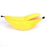 Banana-Shaped Hamster Hammock – Warm Cotton Hanging Nest for Small Animals