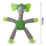 Indestructible Squeaky Dog Toy – Plush Animal Shape, Durable Chew for Large Dogs, Puppy Dental Training & Teeth Care