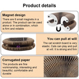 Foldable Magic Cat Scratching Board – Interactive Claw and Resting Bed