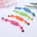 Chew & Play Cotton Rope Ball – Fun Dog Toy & Toothbrush