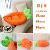 Banana-Shaped Pet Bed – Warm Removable Cat & Dog Nest