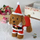 Cute Santa Claus Christmas Costume for Small Dogs
