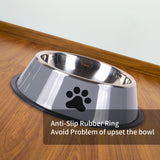 Stainless Steel Pet Bowl – Non-Slip Cat Dog Feeder
