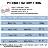 Strawberry Dog Vest – Summer Breathable Outfit for Small Dogs & Cats