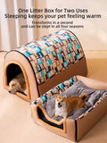 Oversized Winter Dog House – Warm Removable Kennel for Large Dogs