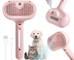 Electric Pet Hair Comb – Steam Grooming Brush