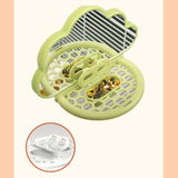 Clouds Shape Bird Mirror With Perch Save Space Sturdy Bird Mirror Toy with Feeding Box Parrots Feeders Boredom Relief