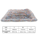 Flannel Dog Bed Mat – Soft Winter Blanket