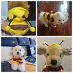 Dog Hoodie Bee Costume for Small Pets