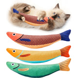Catnip Fish Toy – Self-Play Molar Teething Toy for Cats