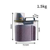 Pet Food Storage Container with Measuring Cup