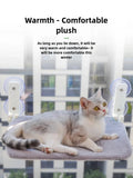 Foldable Cat Window Hammock – Plush Mesh Wall-Mounted Bed