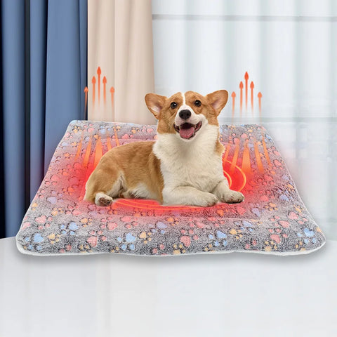 Flannel Dog Bed Mat – Soft Winter Blanket