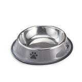 Stainless Steel Pet Bowl – Non-Slip Cat Dog Feeder