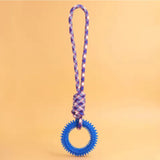 Supet Spiked Ring Dog Toy – Interactive Teeth Cleaning Chew