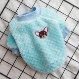 Fleece Pet Hoodie – Warm Chihuahua Print Sweater for Small & Medium Dogs