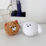 Squeaky Spiked Puppy Ball – Interactive Chew Toy for Small Dogs & Cats