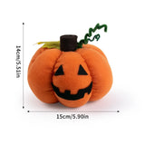 3PCS Corduroy Pumpkin Pet Decor – Soft Autumn Cage Ornament