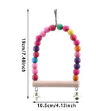 1PC Bird Toy Spiral Cotton Rope Chewing Bar Parrot for climbing and swinging