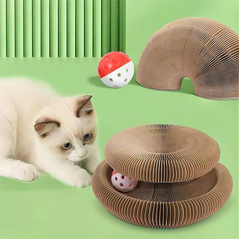 Foldable Magic Cat Scratching Board – Interactive Claw and Resting Bed