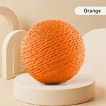 Interactive Sisal Cat Scratching Ball – 10CM Sounding Toy for Kittens | Teeth Cleaning, Anti-Bite & Fun Play