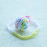 MADDEN Cat Toys Colorful Yarn Balls with Bell for Clawing