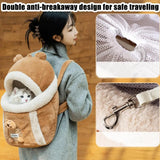 Cozy Pet Carrier Backpack – Portable Travel Bag for Cats & Small Dogs