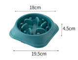 Slow Feeder Pet Bowl – Anti-Choking Non-Slip Design for Cats and Dogs