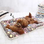 Flannel Dog Bed Mat – Soft Winter Blanket
