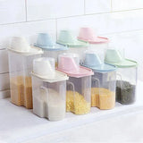 Airtight Pet Food Storage Jar – Measuring Cup Included