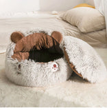 Plush Washable Pet Bed – Cozy Sofa Mat for Cats & Small Dogs